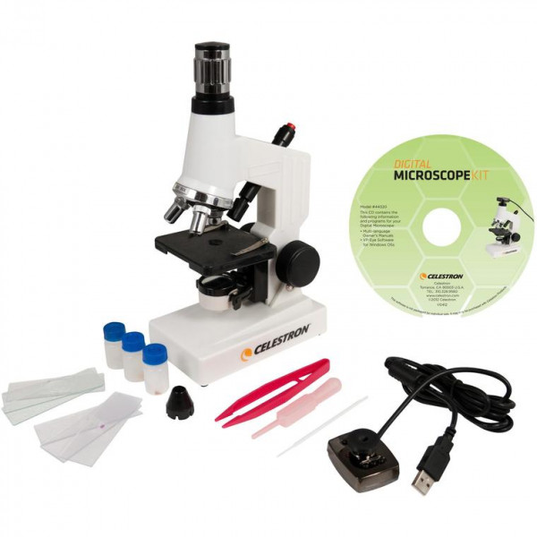 Celestron Microscopio Biologico con Webcam